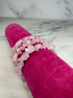 Rose Quartz Chip Bracelet