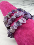 Amethyst Chip Bracelet