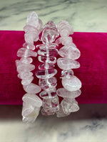 Clear Quartz Chip Bracelet