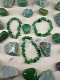 Green Aventurine Chip Bracelet