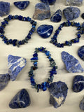 Lapis Lazuli Chip Bracelet