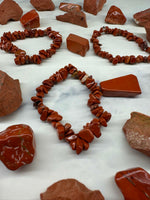 Red Jasper Chip Bracelet