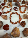 Carnelian Chip Bracelet