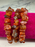 Carnelian Chip Bracelet