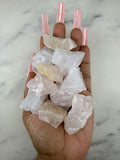 Rose Quartz Raw Stone - AurasAndGemstones