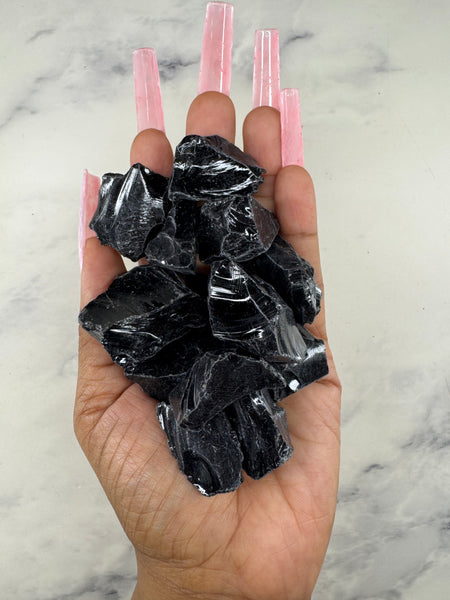 Black Obsidian Raw Stone