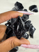 Black Obsidian Raw Stone - AurasAndGemstones