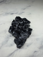 Black Obsidian Raw Stone - AurasAndGemstones