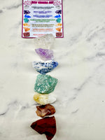 7 Chakra Raw Set - AurasAndGemstones