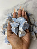 Angelite Raw Stone - AurasAndGemstones