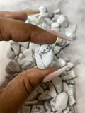 Howlite Tumble Stones - AurasAndGemstones