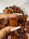 Carnelian Tumble Stone - AurasAndGemstones