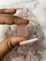 Rose Quartz Tumble Stones - AurasAndGemstones