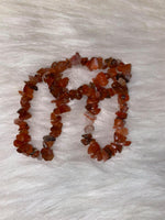 Carnelian Chip Bracelet - AurasAndGemstones