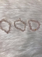 Rose Quartz Chip Bracelet - AurasAndGemstones