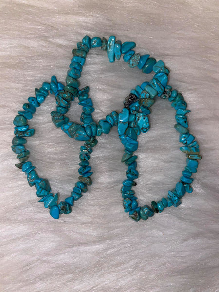 Turquoise Chip Bracelet