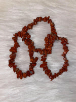 Red Jasper Chip Bracelet - AurasAndGemstones