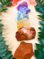 7 Chakra Raw Set - AurasAndGemstones