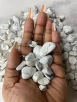 Howlite Tumble Stones - AurasAndGemstones