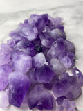 Flower Amethyst Rough Tumble Stones - AurasAndGemstones