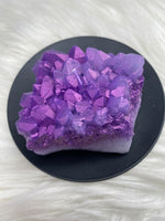 Amethyst Cluster Crystal Candle - AurasAndGemstones