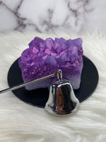 Amethyst Cluster Crystal Candle - AurasAndGemstones