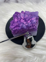 Amethyst Cluster Crystal Candle - AurasAndGemstones