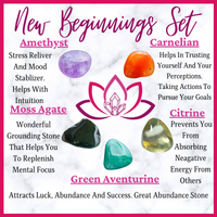 New Beginnings Set - AurasAndGemstones