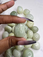 Green Jade Tumble Stones - AurasAndGemstones