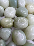 Green Jade Tumble Stones - AurasAndGemstones