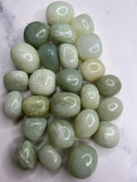 Green Jade Tumble Stones - AurasAndGemstones