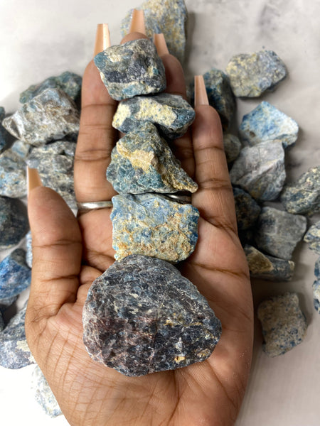 Blue Apatite Raw Stone - AurasAndGemstones