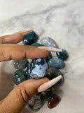 Moss Agate Tumble - AurasAndGemstones