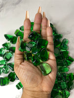 Green Obsidian Tumble Stone - AurasAndGemstones