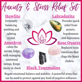 Anxiety & Stress Relief Set - AurasAndGemstones