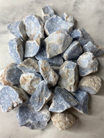 Angelite Raw Stone - AurasAndGemstones