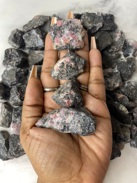 Rhodonite Raw Stone