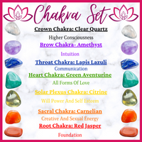 7 Chakra Set - AurasAndGemstones