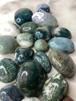 Moss Agate Tumble - AurasAndGemstones