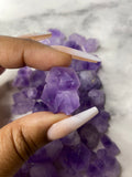 Flower Amethyst Rough Tumble Stones - AurasAndGemstones