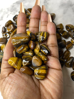 Tiger Eye Tumble Stone - AurasAndGemstones