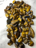 Tiger Eye Tumble Stone - AurasAndGemstones