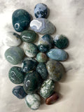 Moss Agate Tumble - AurasAndGemstones