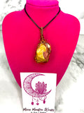 Mookaite Jasper Copper Wrapped Stone - AurasAndGemstones