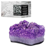 Amethyst Cluster Crystal Candle - AurasAndGemstones